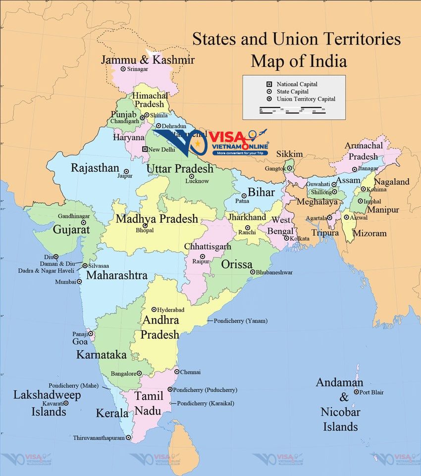 Overview of Indian Political Map