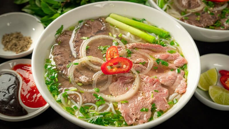 "Phở" noodle soup so is very delicious 
